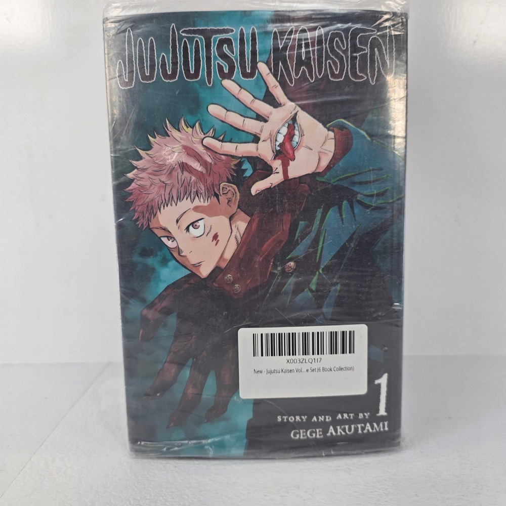 Jujutsu Kaisen Manga Vol 1-6 Book Collection Gege Akutami VIZ Media New Sealed